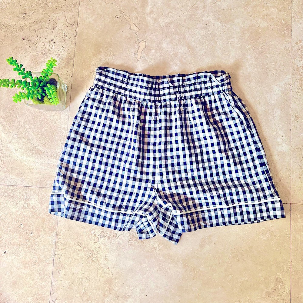 J Crew Gingham Shorts